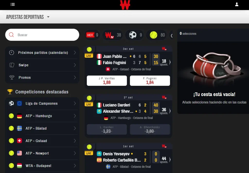 Apuestas deportivas sitio web